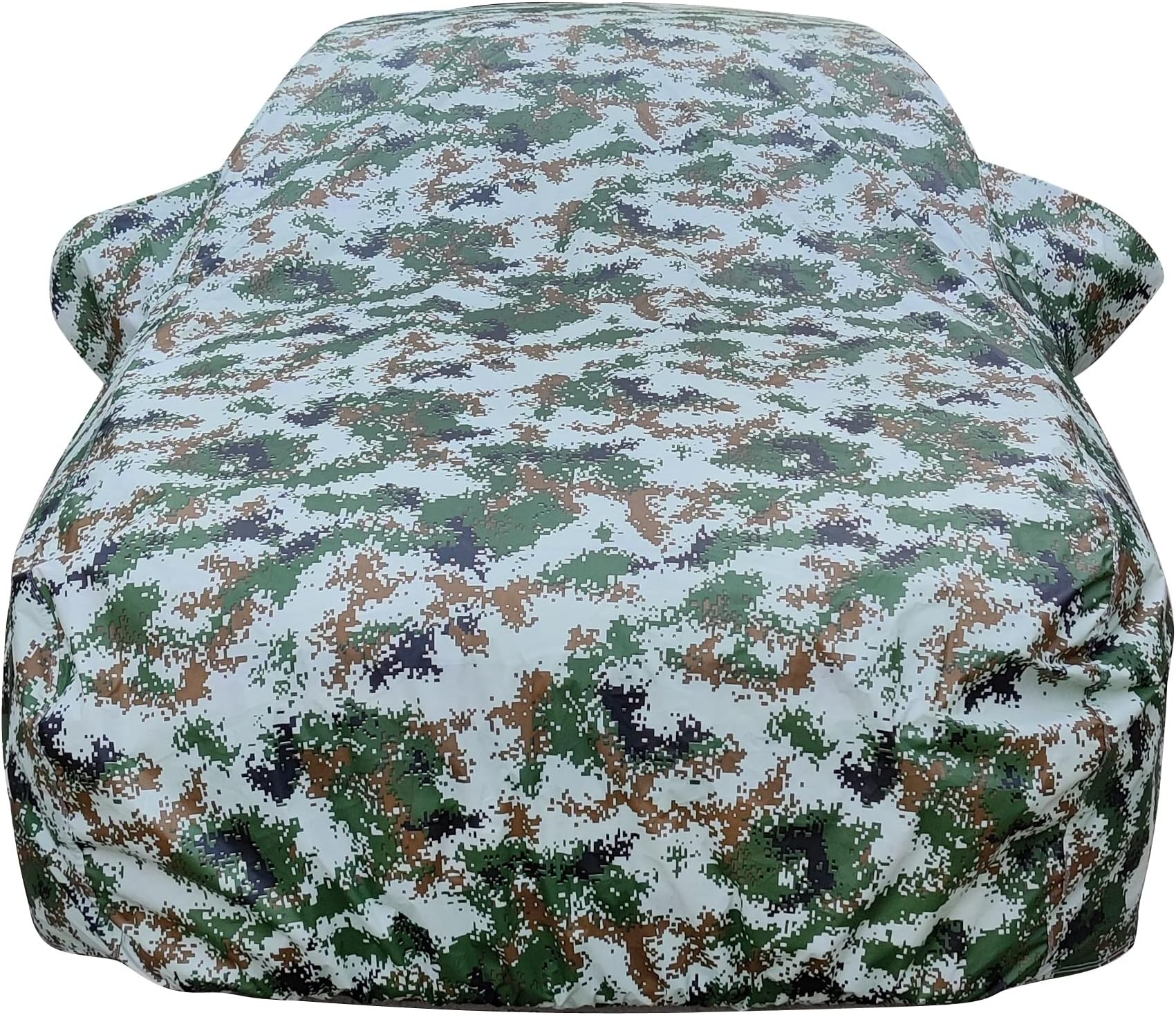 Auto Hub Car Cover Compatible with Maruti Swift (Model-2005-2017) Car Cover with Mirror & Antenna Pocket and Soft Cotton Lining,Waterproof Swift Car Cover, (Forest(Multicolor))