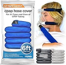 resplabs CPAP Hose Cover 6 ft Soft Insulated Sleeve for Standard, Slim & Heated Tubing, Reduces Rainout & Noise Compatible with AirSense 11 & Most CPAP Machines
