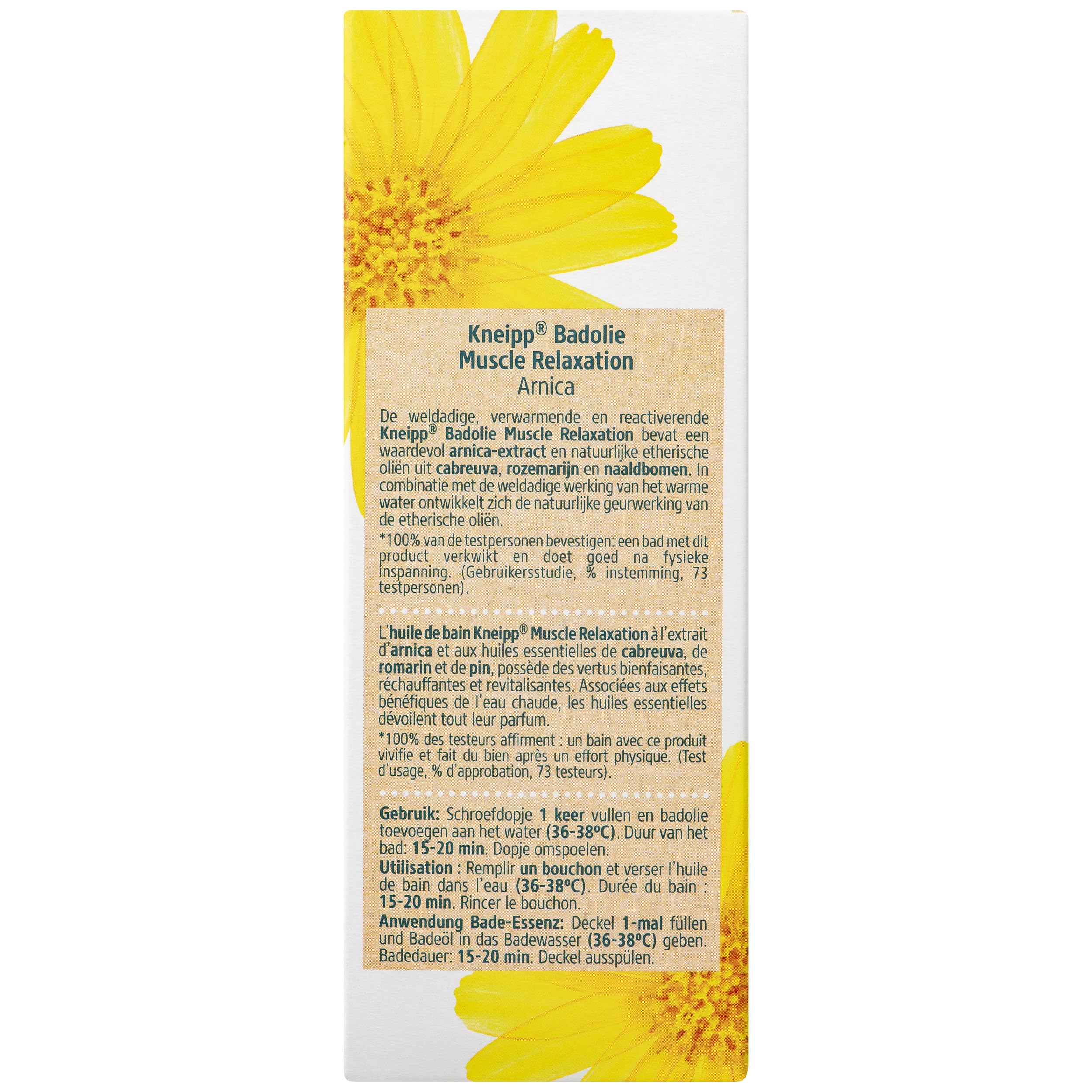 Kneipp Aceite de baño de árnica 100 ml