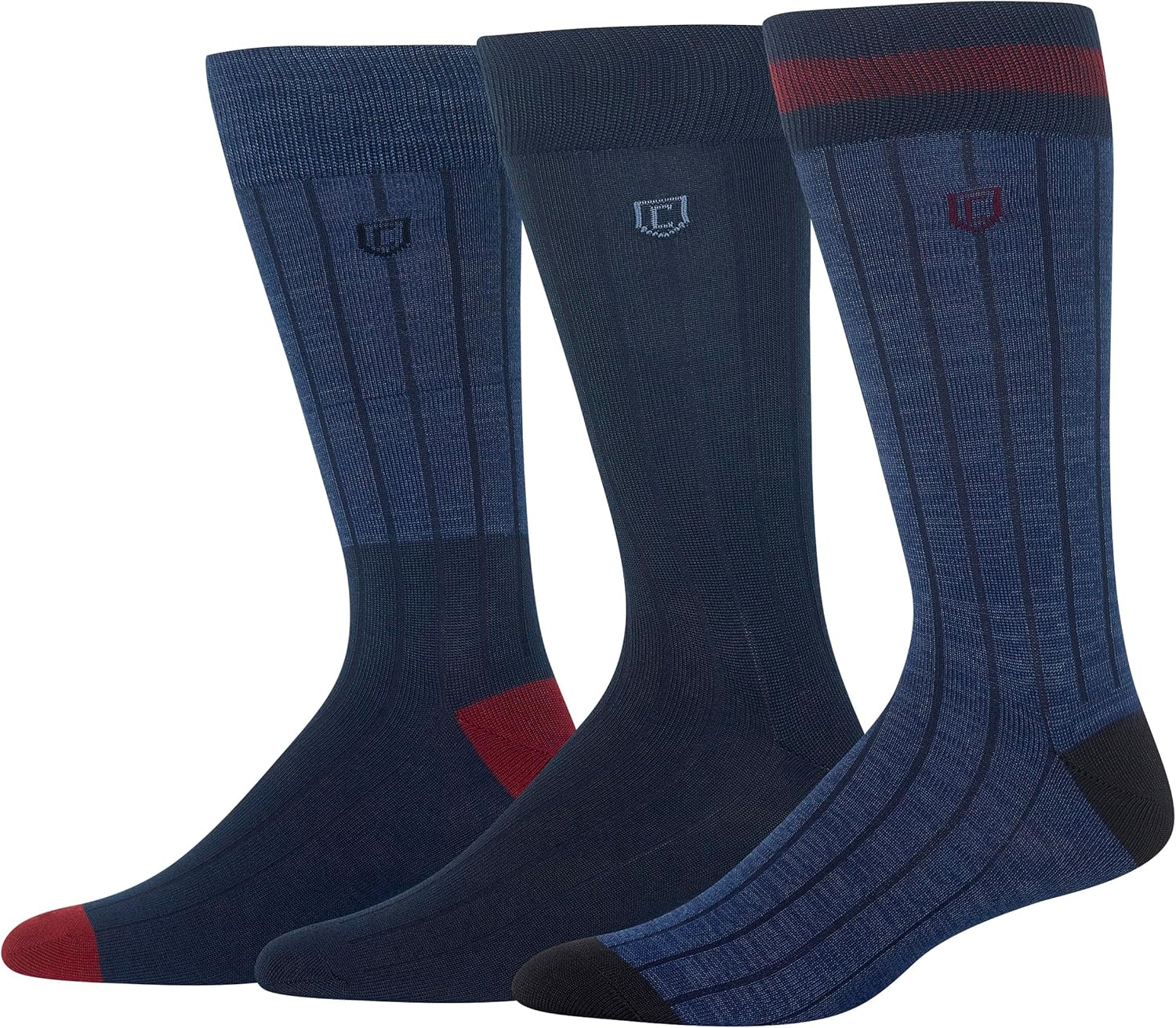 Chaps Men's Super Soft Dress Crew Socks - Image 4