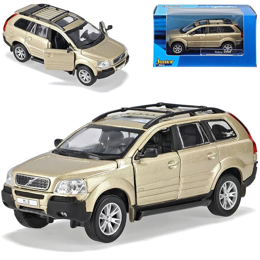 Cararama Volvo Xc90 Xc 90 SUV Beige Gold New 1/43 Model Car