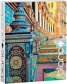 Buffalo Games - blanc - Spanish Tiles - 500 Piece Jigsaw Puzzle , White
