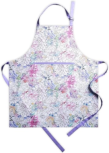 Miniatura 144 de Maison d' Hermine Delantal 100% de algodón para mujeres con bolsillo de cocina delantal de chef para hombres Cocinar Jardinería Servidor Camarera 19