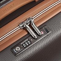 Vista 9 de DELSEY PARIS Chatelet Air 2.0 - Equipaje de cubierta dura con ruedas giratorias, Marrón chocolate, Maleta de mano de 20 pulg.