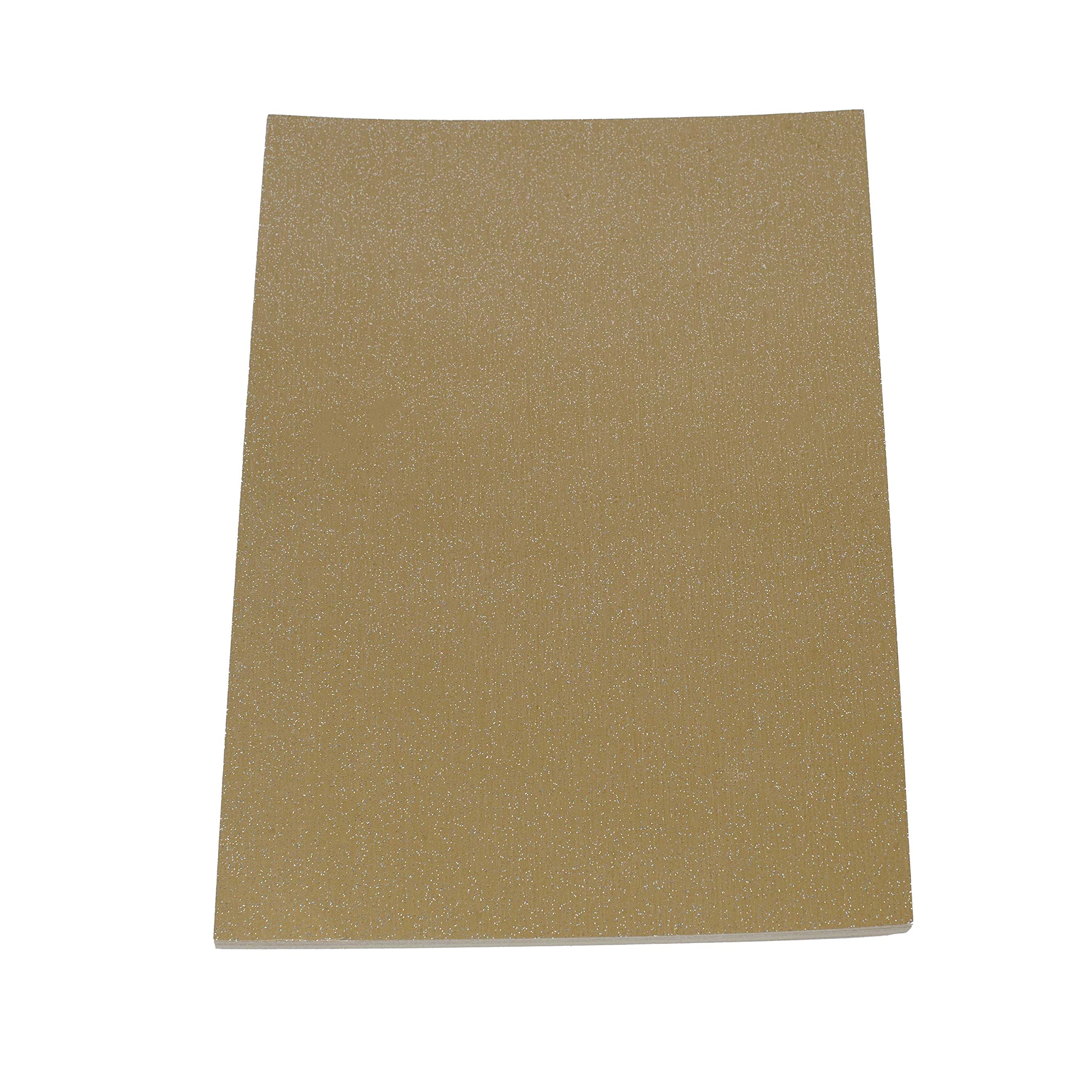 House Of Card & Paper Gold Glitter Card A4 240Gsm (Pack Of 20 Sheets)