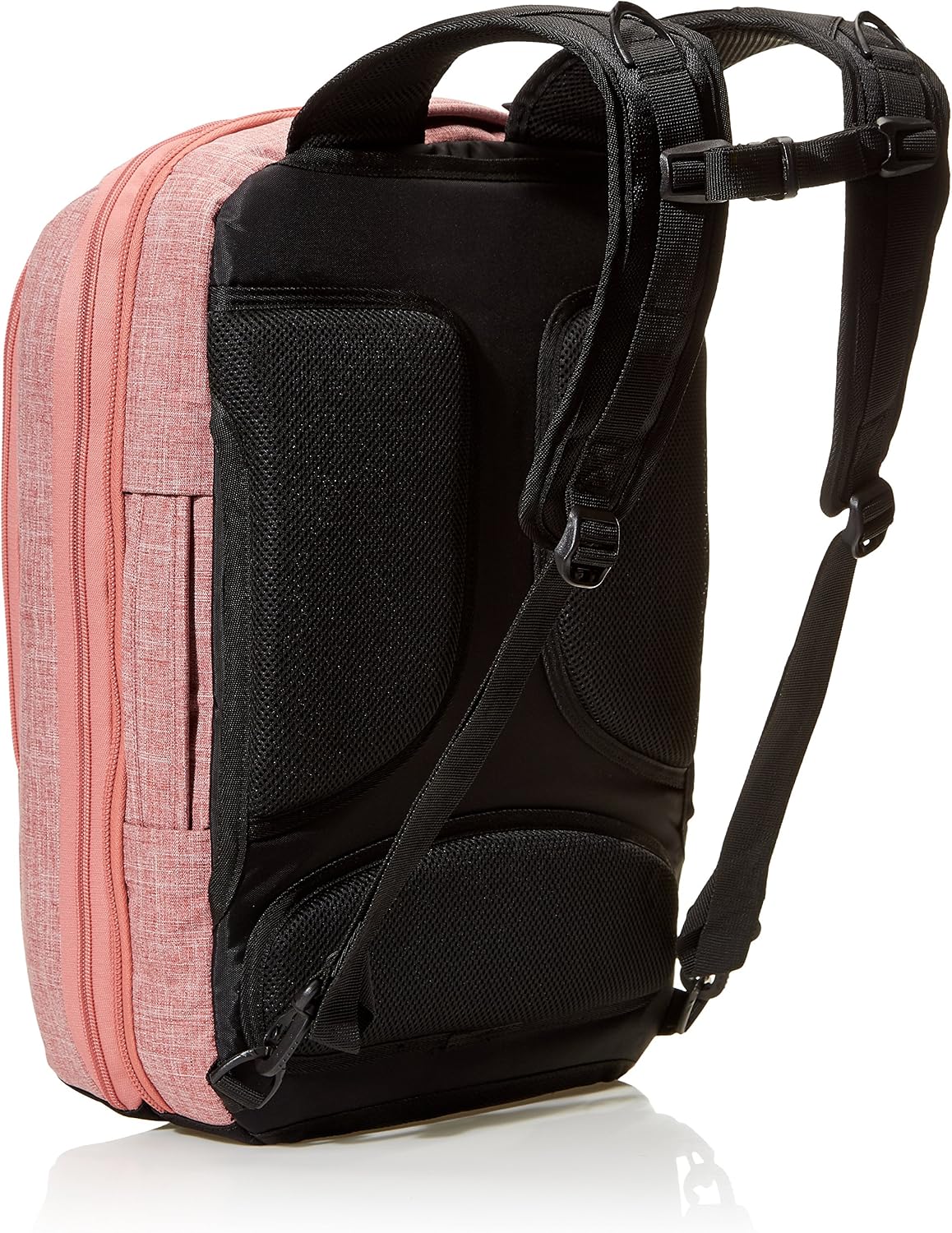 Amazon Basics Slim Carry On Laptop Travel Overnight Backpack - Salmon