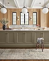 Vista 5 de Loloi Jean Stoffer Katherine Collection KES-02 Ocean/Coral 2'-7'' x 10'-0'', .25" Pile Height, Runner Rug