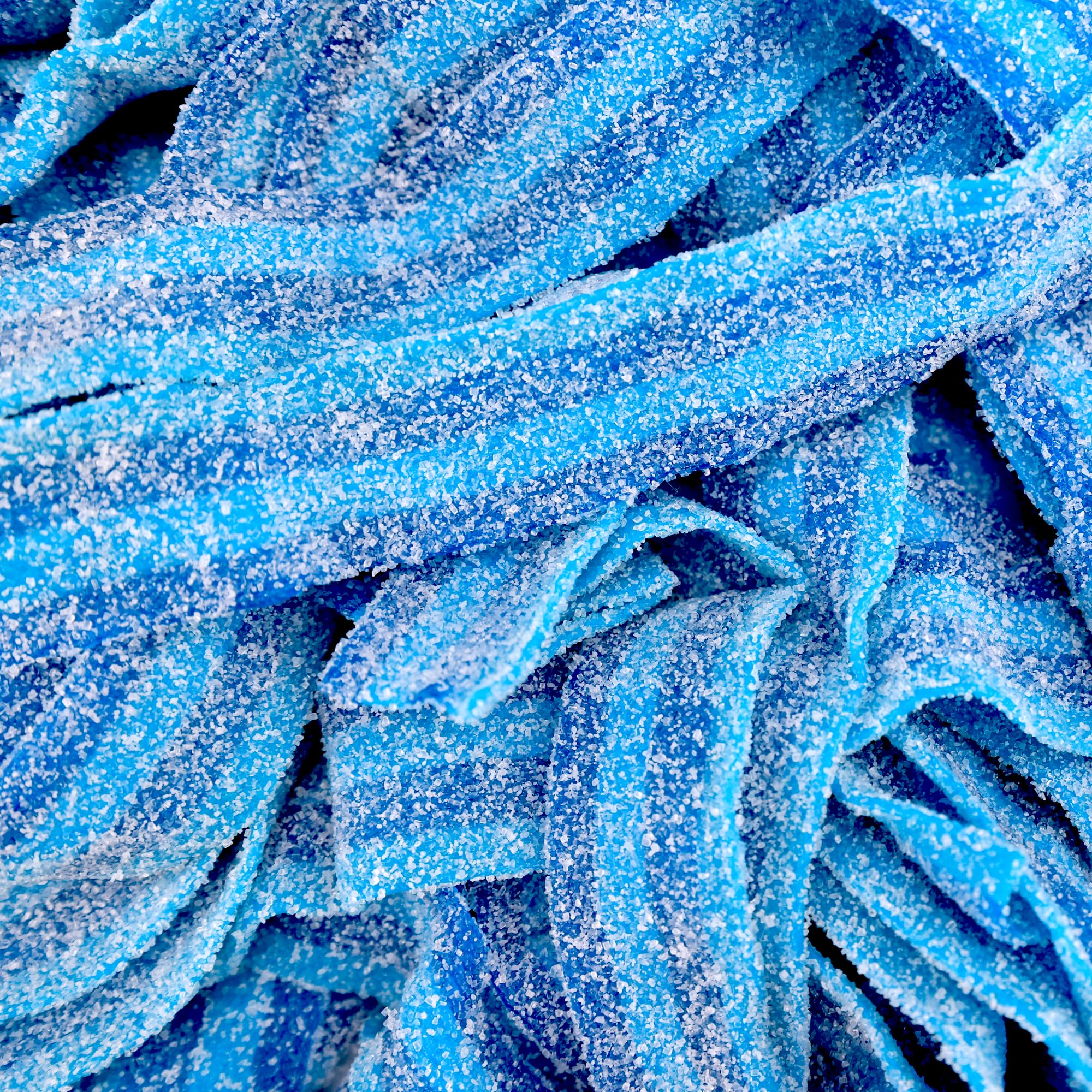 Sour Belts Candy - Blueberry Candy Sour Strips - 1.3 Lb Sour Candy Bulk - Super Sour Tape Candy - Sour Strips Candy - Peanut Free - Great as Movie Theater Candies for Kids