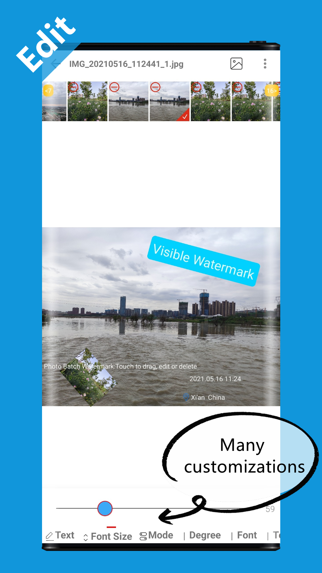 Photo Marker:Text, Image, Exif and Invisible watermark - App on Amazon ...