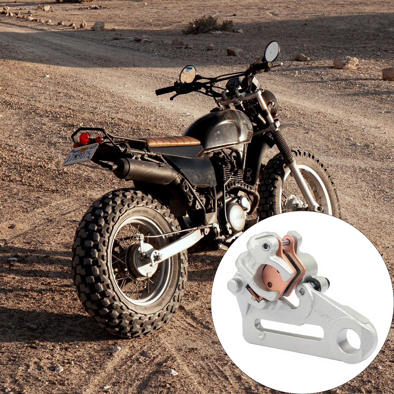 Genérico Pinza de Freno de Motocicleta Resistente Resistencia Calor Reducción de Temperatura del 30% Instalación rápida para Motos de Cross Pinza de Freno Trasero