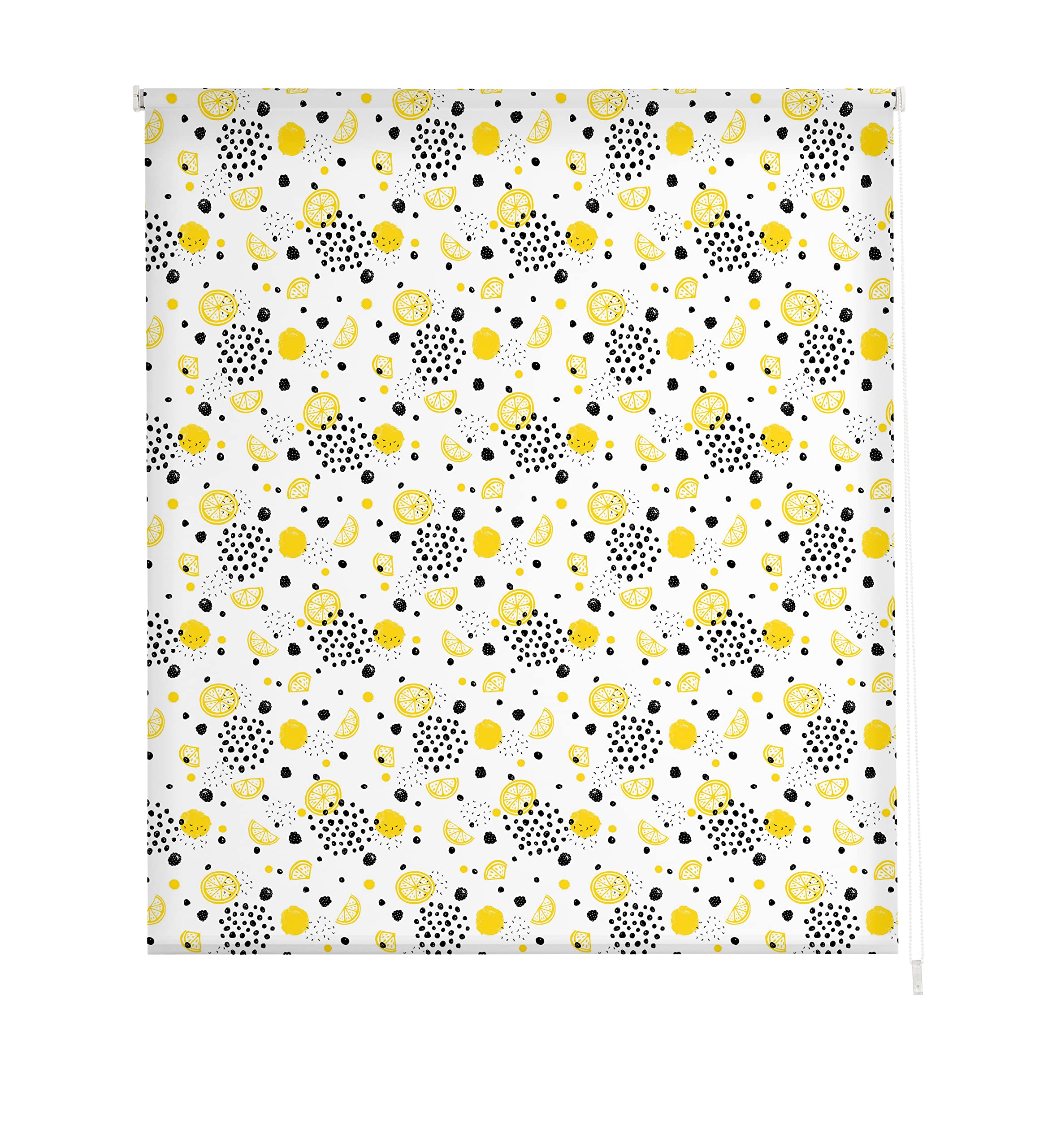 Estoralis | Cocina | Estor Enrollable Diseño Moderno | Translúcido Estampado Digital | Modelo C-1233 | 150 x 180 cm (Ancho/Alto) Tamaño Tela 147 x 175 cm | Estores para Ventanas y Puertas