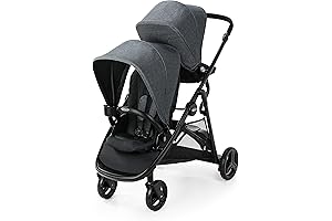 Graco Ready2Grow 2.0 Double Stroller with Bench Seat and Standing Platform