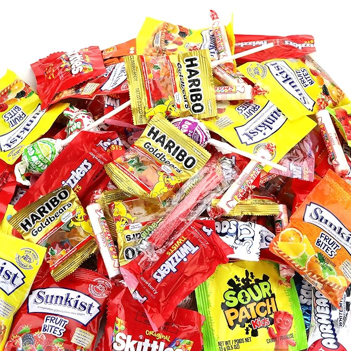 Buy Sarah's Candy Factory Bulk Assorted Fruit Candy Starburst, Skittles, Swedish Fish, Air