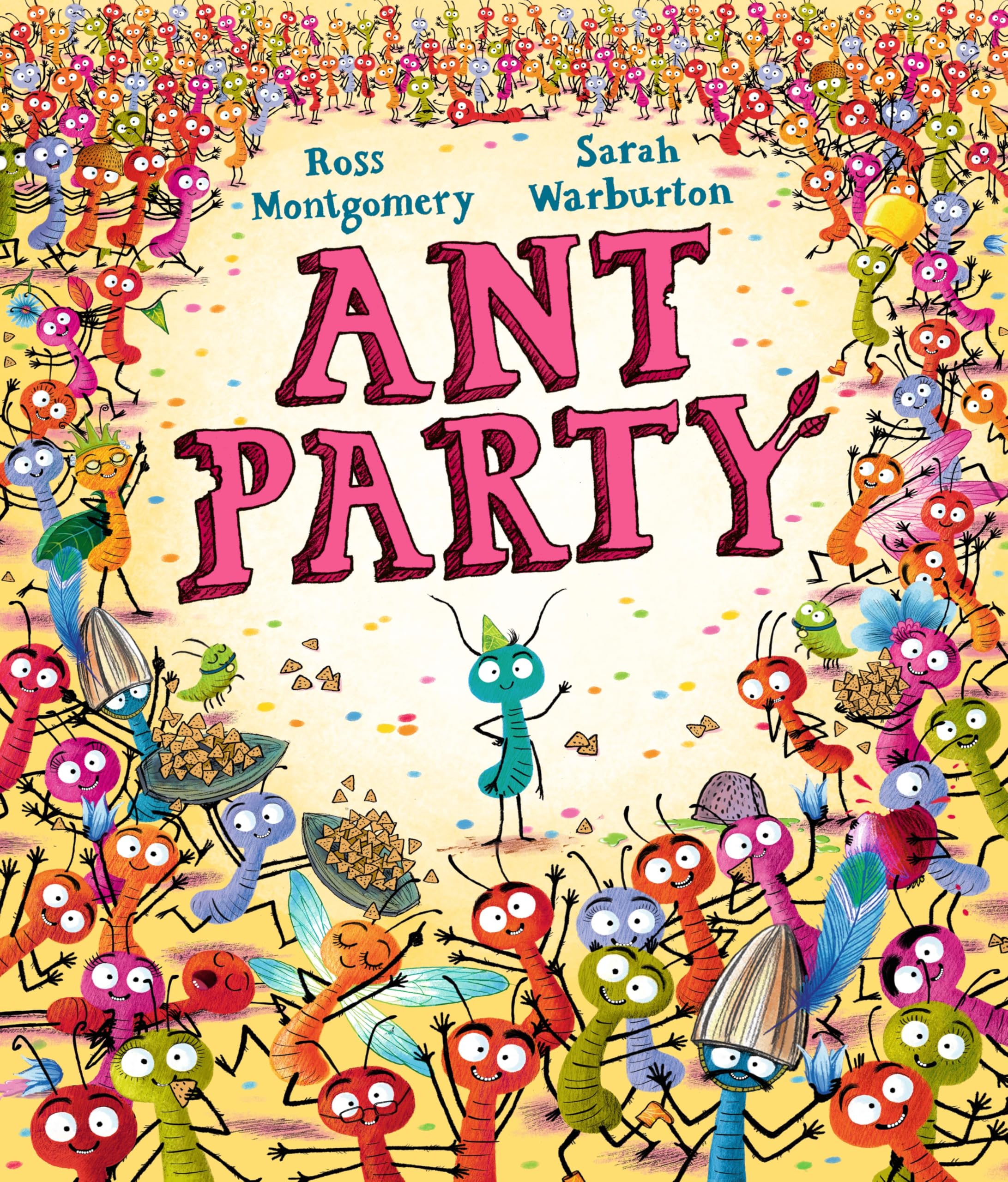 Ross Montgomery Ant Party Hardback Book White
