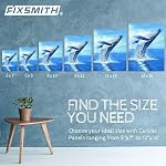FIXSMITH Canvas pour la peinture,8x10 Inch Toile panneau Super Valeur 12 Toiles de conditionnement,100% Cotton,Panneau de toile imprimé,Acide libre,Conseils de toile d'artiste pour les professionnels,Peintres d'hobby,Étudiants & Les enfants.