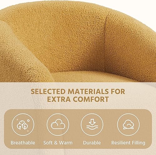 Miniatura 32 de Topeakmart Silla decorativa de terciopelo, cómoda y moderna silla de club de terciopelo con reposabrazos y patas resistentes para sala de Azul