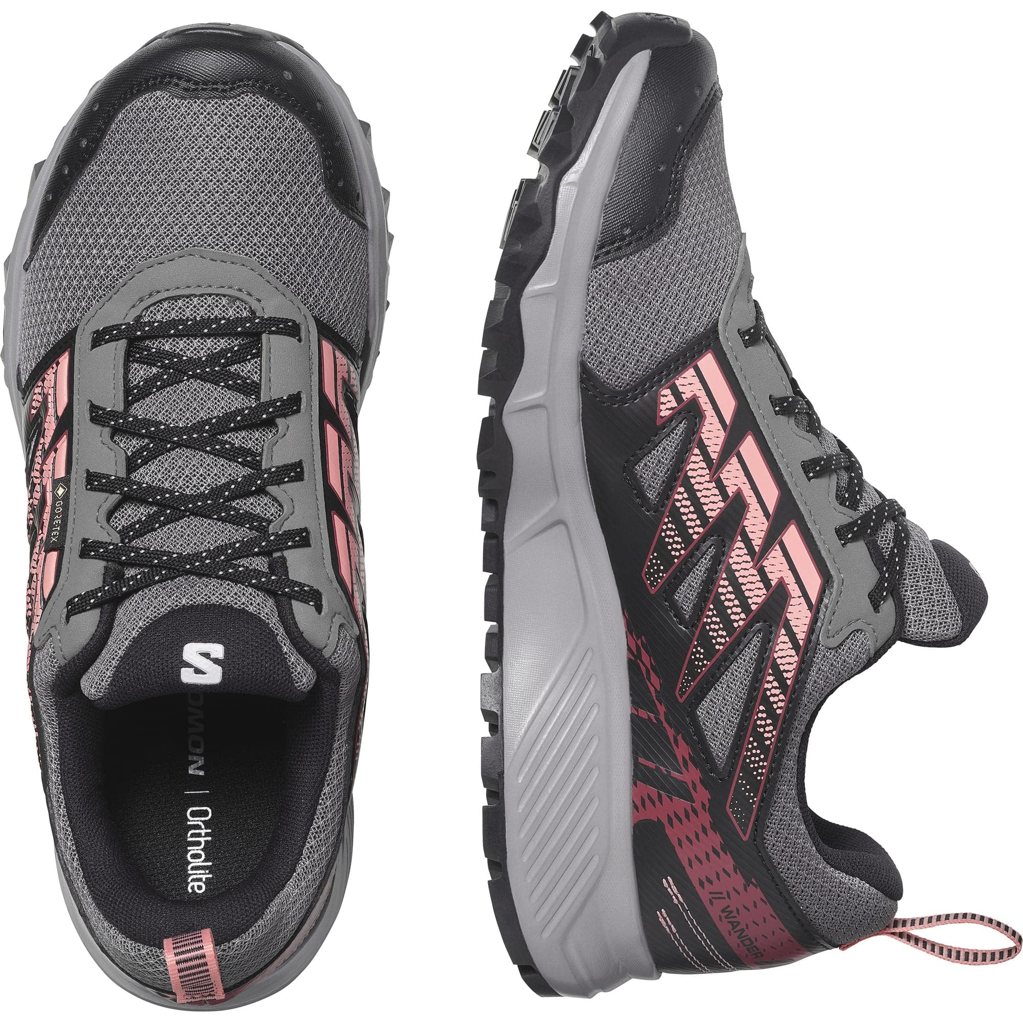 SALOMON Wander Gore-Tex Damen Trailrunning- und Wanderschuhe, Outdoor-bereit, Komfort durch Dämpfung