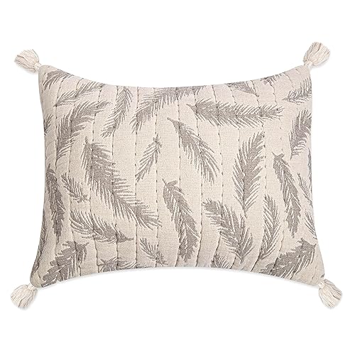 Crane Baby Almohada de plumas gris