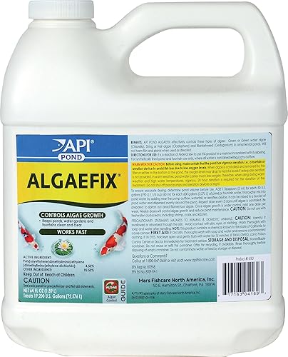 Miniatura 7 de API POND ALGAEFIX Control de algas controlando eficazmente las algas de agua verde las algas de cuerda o el cabello y la maleza manta úsalo como se