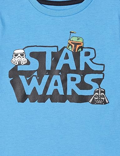 Vista 132 de Yaxa Essentials Disney Marvel Camisetas de manga corta para niños y niños pequeños de Star Wars (cebra previamente manchada), paquetes