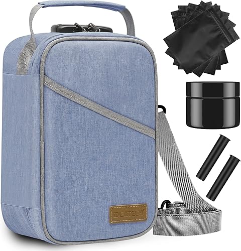 Bolsa a prueba de olores, caja de almacenamiento a prueba de olores, recipientes a prueba de olores con cerradura de combinación, bolsa a prueba de