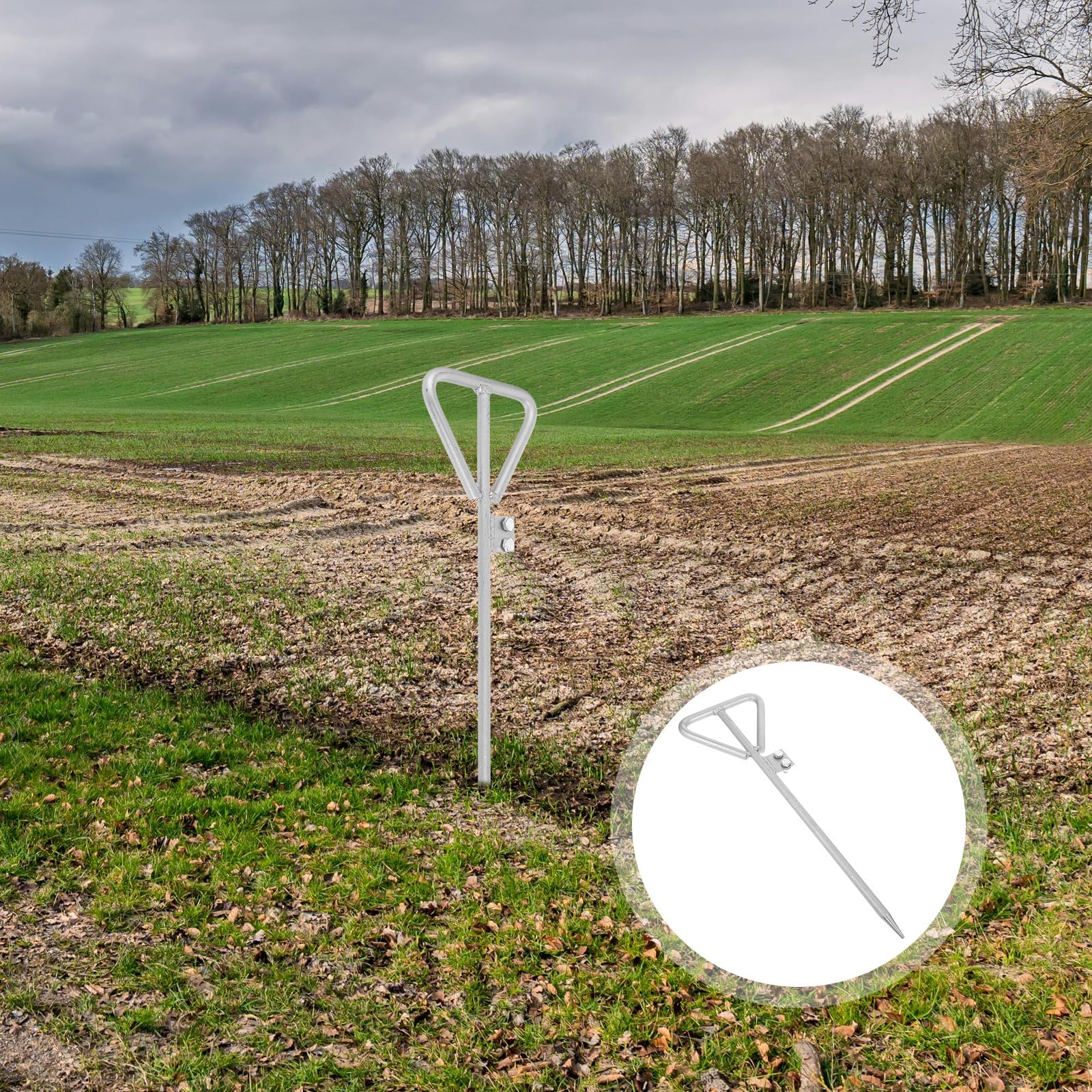 Verzinkter mit Eisen aus Systeme für Elektrische Erdungsstab Vielseitiger Anwendung und Einfacher Installation und Außenprojekte für Hausgebrauch und Garten