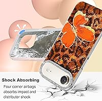 Vista 487 de I-MGAE-IN-AR - Funda diseñada para iPhone 12 y 12 Pro, diseño de mariposa plateada brillante, funda protectora de poliuretano termoplástico, suave