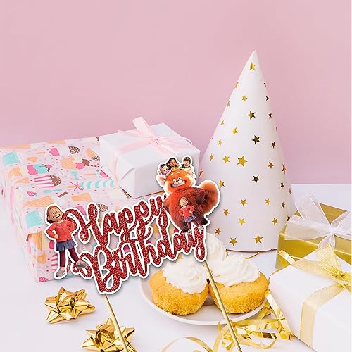 Miniatura 6 de Seyal Turn in Red Happy Birthday Cake Topper