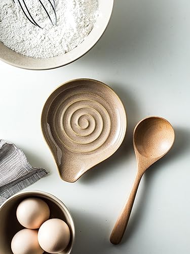 Miniatura 83 de Soporte para cucharas para encimera, soporte para cuchara de encimera con asa para un fácil agarre, decoración de granja, soporte para utensilios