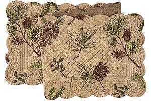C&F Home Woodland Retreat Quilted Reversible Cotton Table Runner
