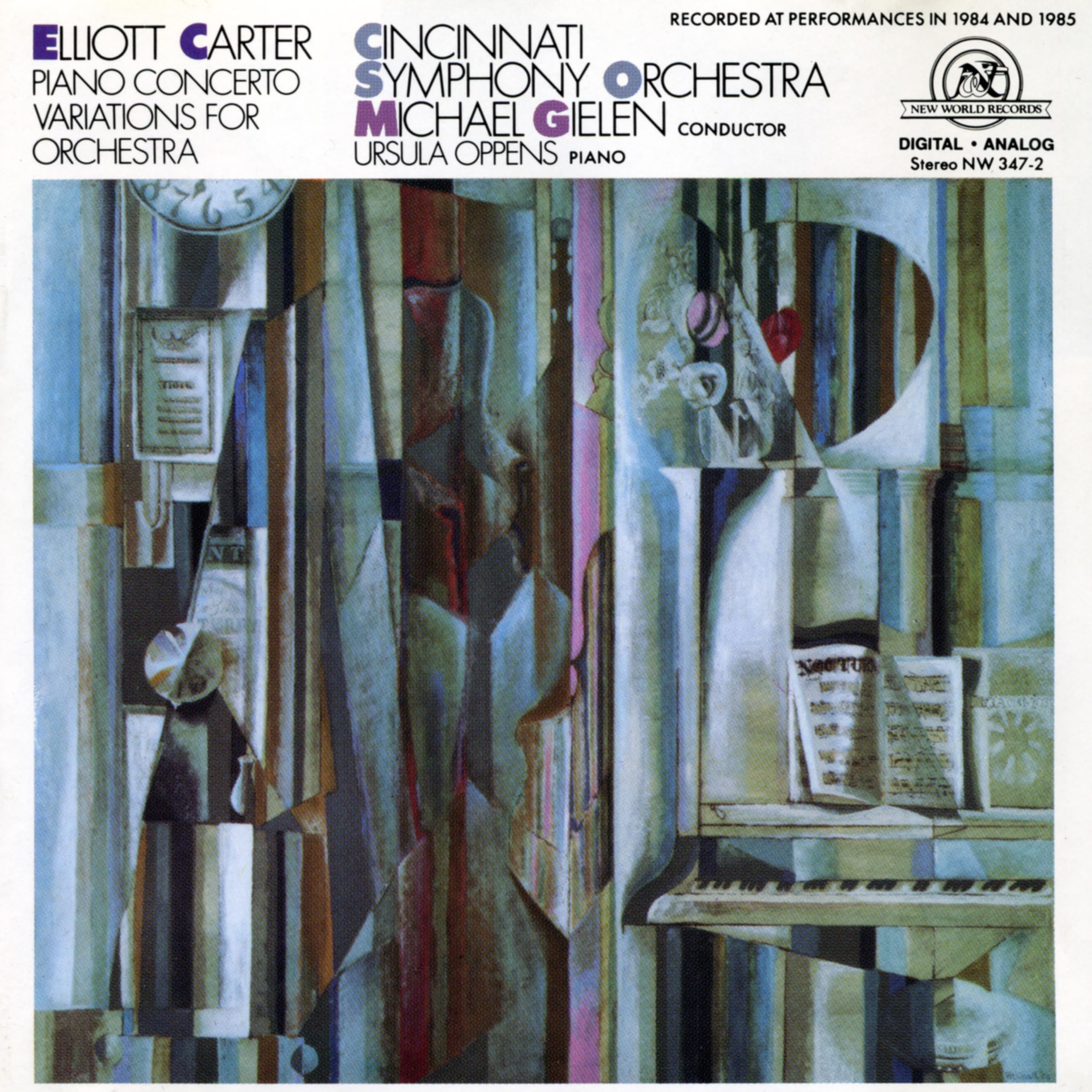 Carter: Piano Concerto; Variations For Orchestra