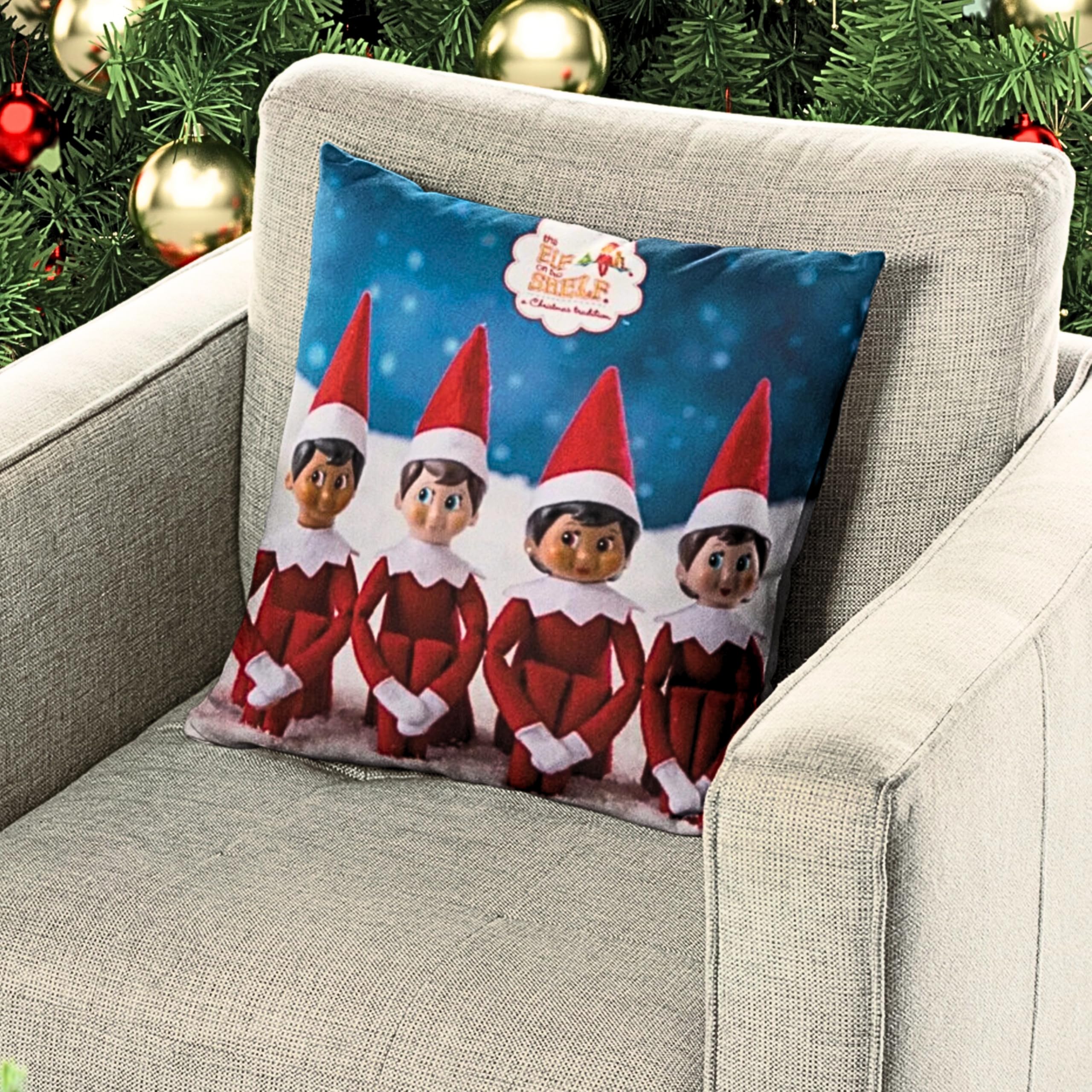 The Elf on the Shelf Childrens Christmas Cushion : Official Accessory for Bedroom Living Room or Playroom