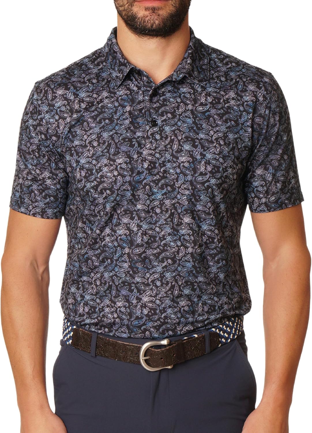 Robert Graham Men's Oakes S/S Knit Polo