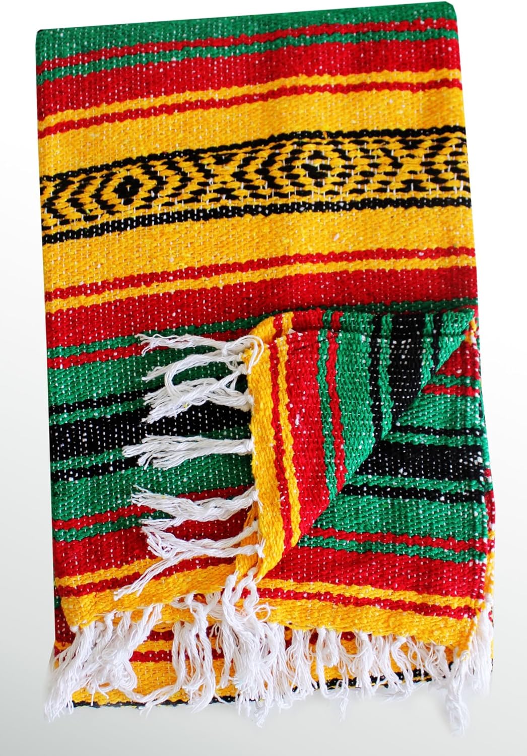 Del Mex (TM Rasta Mexican Yoga Beach Blanket Vintage Style
