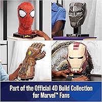 Vista 6 de 4D Build, Marvel Spider-Man - Kit de modelo de rompecabezas 3D con soporte, 82 piezas, decoración de escritorio de Spider-Man, juguetes