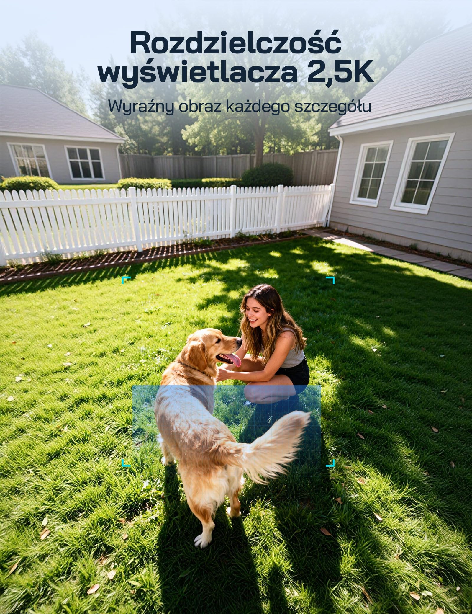 WOLFANG Kamera przyrodnicza, 4G LTE kamera komórkowa zasilana energią słoneczną z widokiem 2,5 K wideo na żywo, regulacja nachylenia 355°, zdalna regulacja 110°, kamera bezpieczeństwa z noktowizorem