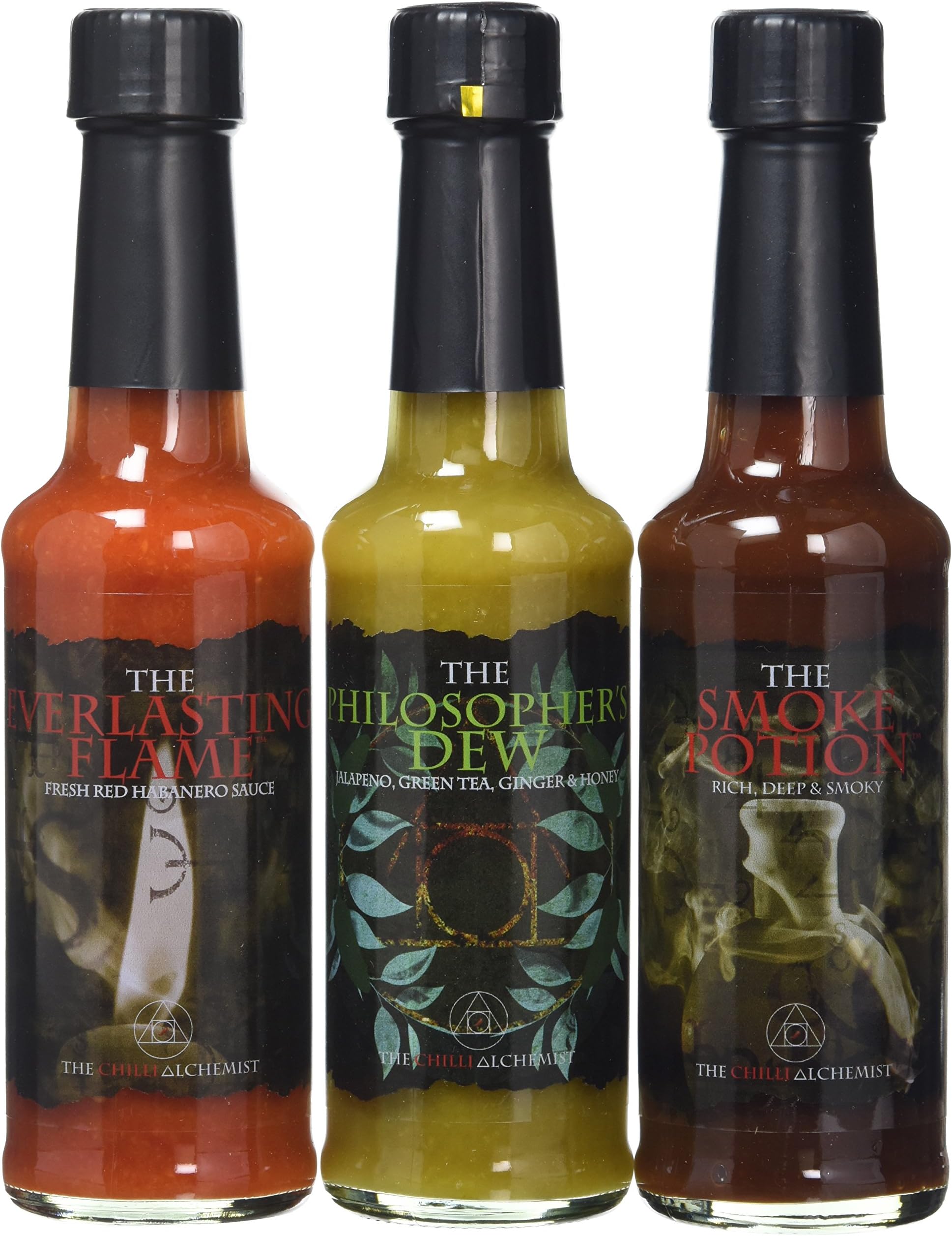 The Chilli Alchemist The Smoke Potion The Philosopher's Dew The Everlasting Flame Chilli Sauce Box Set