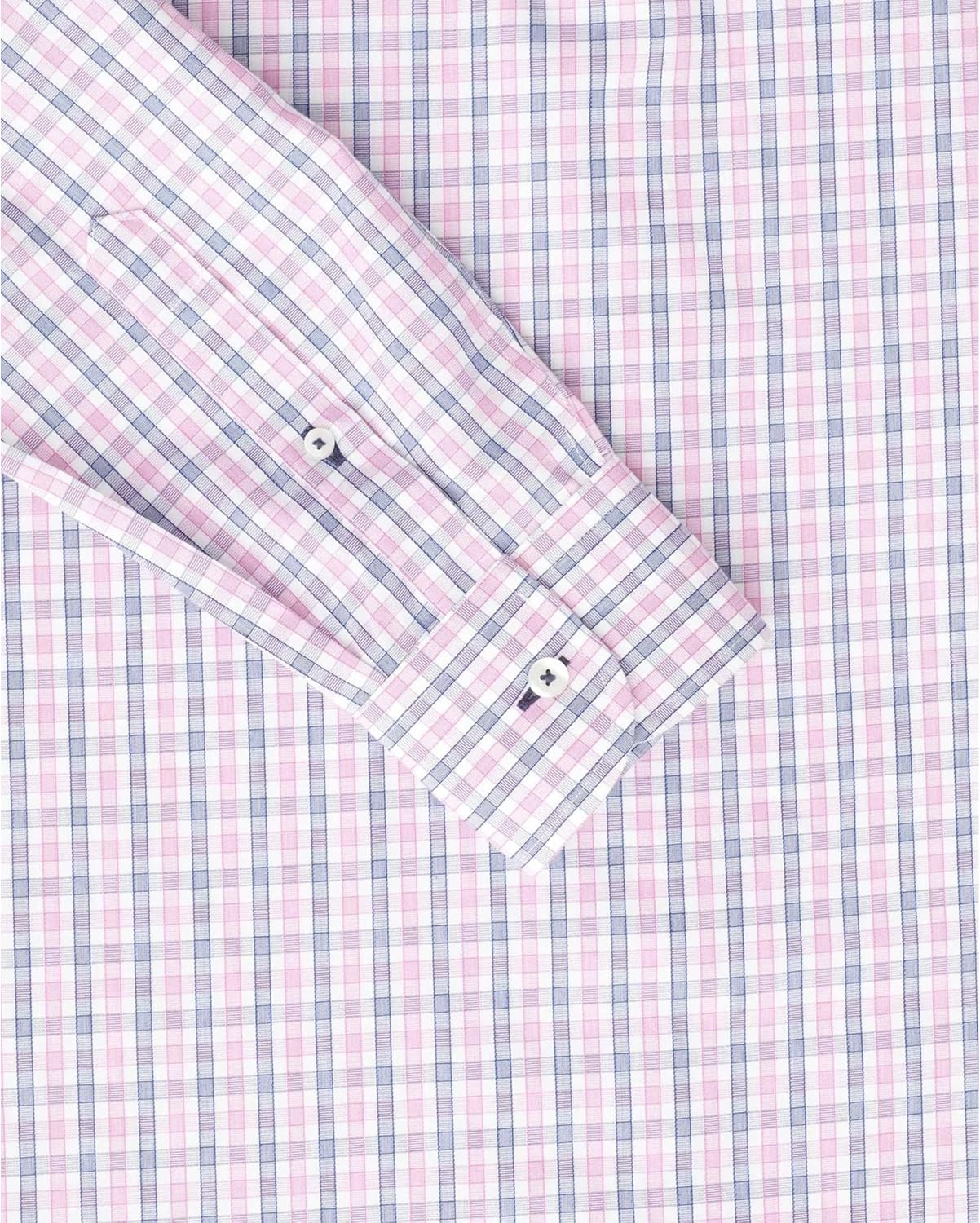 UNTUCKit Wrinkle-Free Long Sleeve Patterned Color Button Down Dress Shirt
