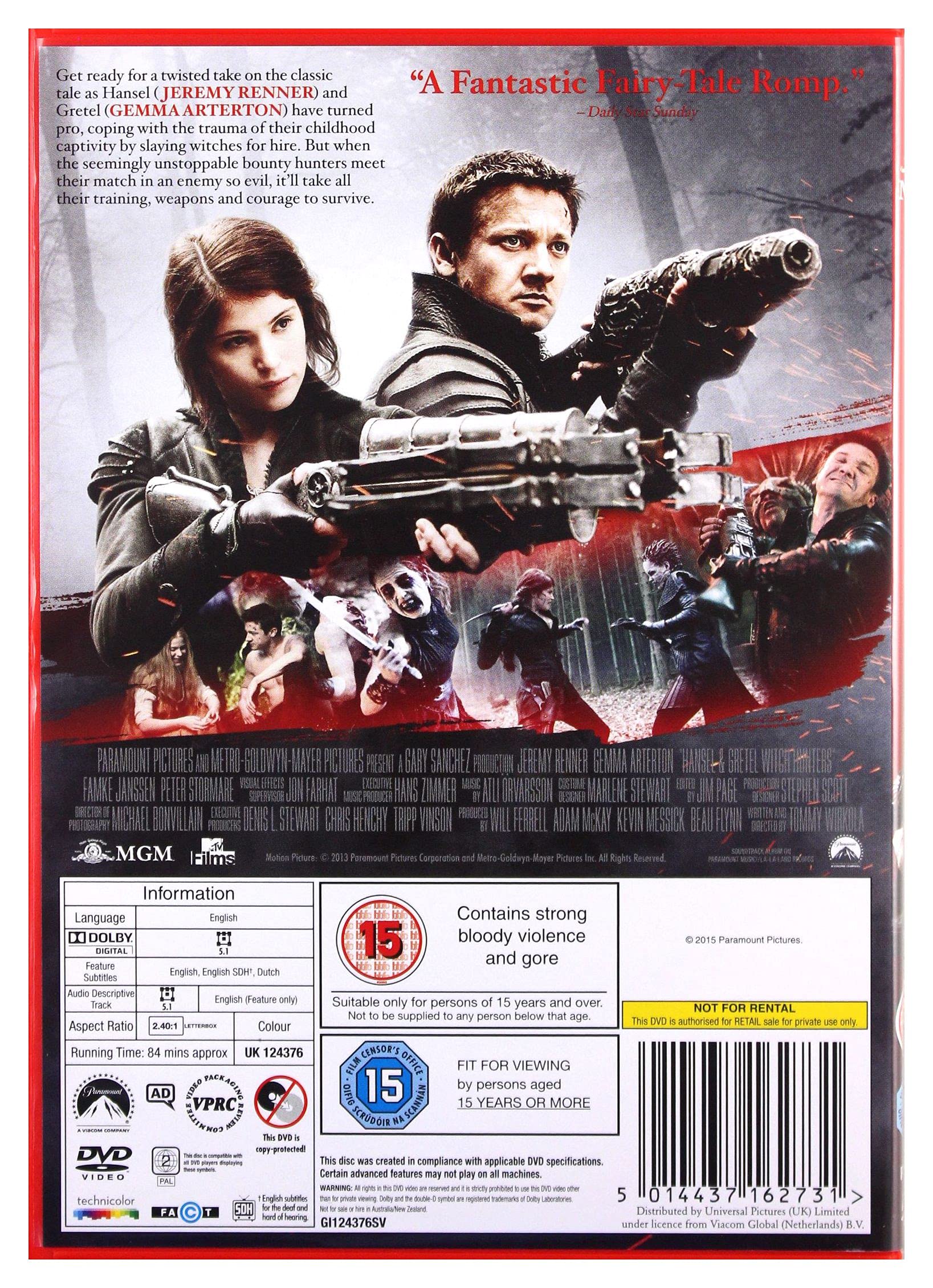 Hansel And Gretel: Witch Hunters