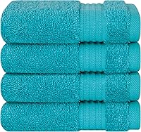 Vista 14 de Cotton Paradise Tapetes de baño antideslizantes 100% algodón para baño, 17 x 24 pulgadas, suaves, absorbentes, de secado rápido, lavables a máquina