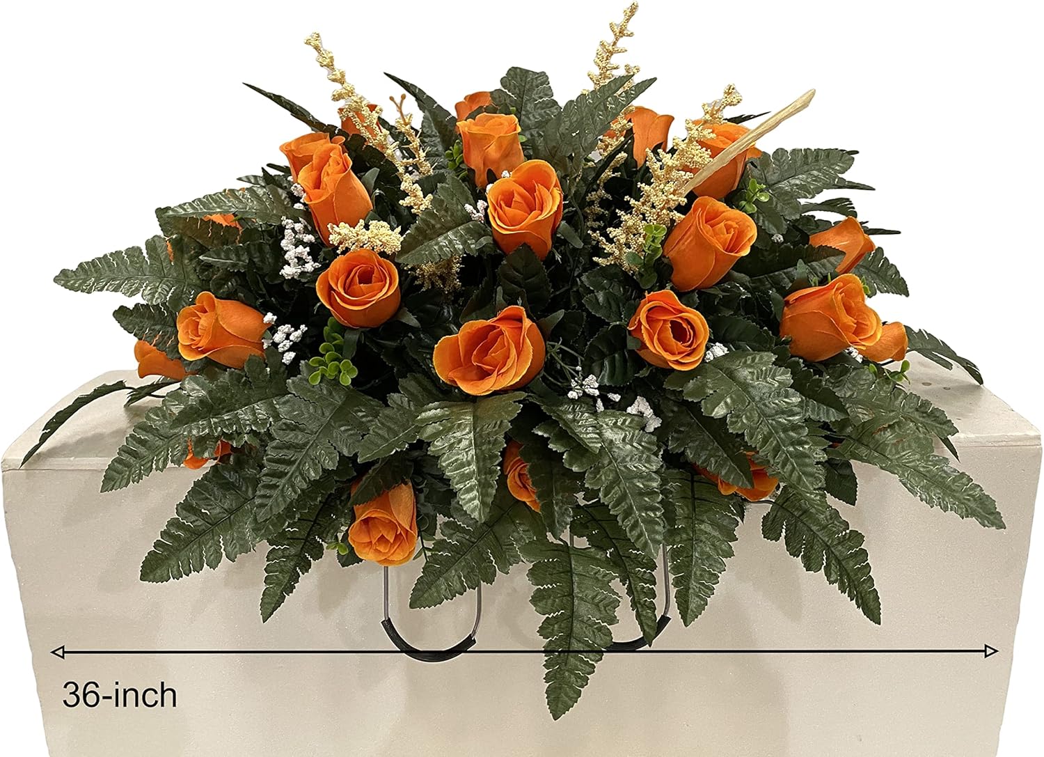 SS2257 Cemetery Saddle Fall Cemetery Flowers Cemetery