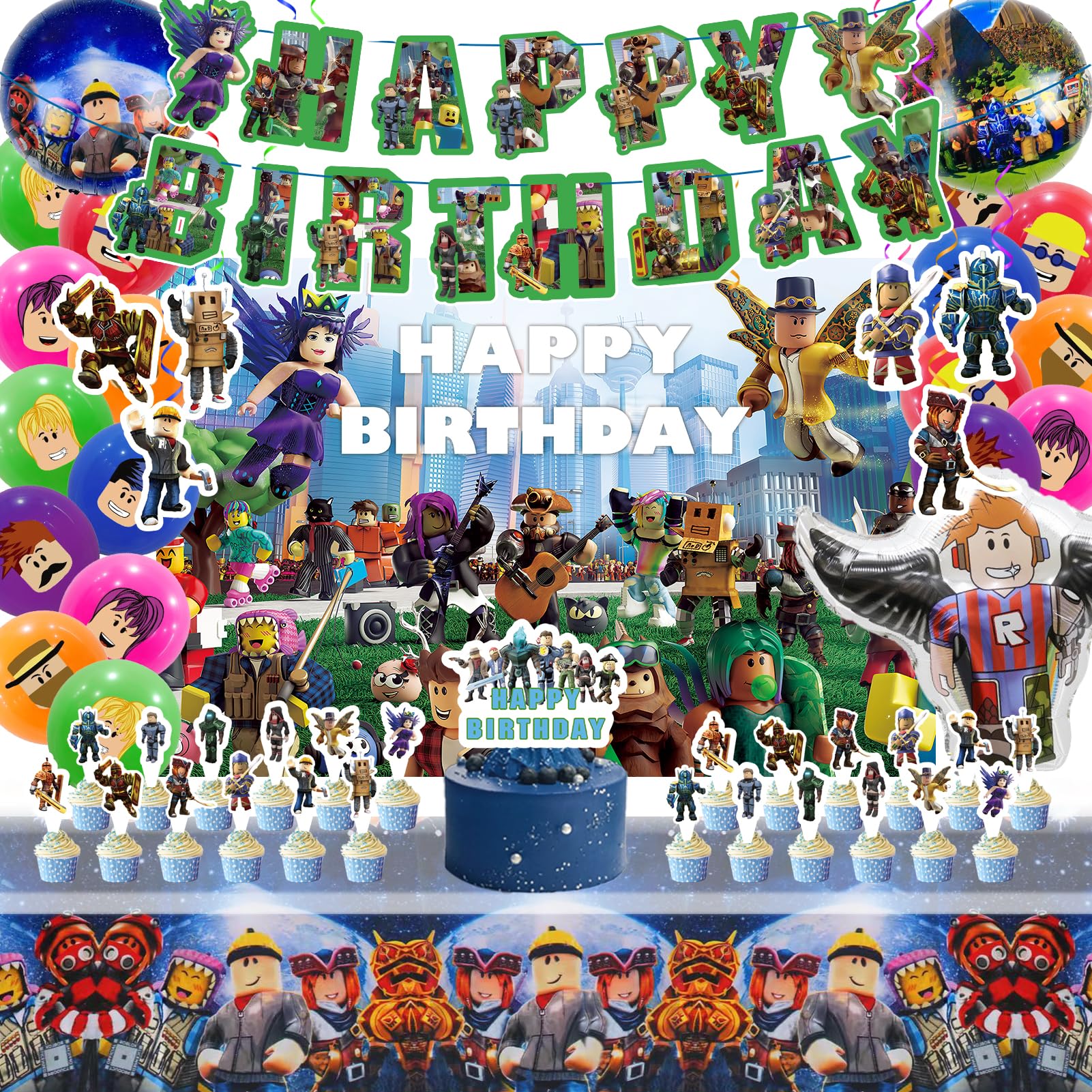 Photo 1 of LENEYIZIE Birthday Party Decorations Set