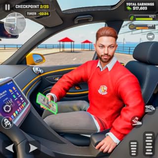 Open World Taxi Driving Car Simulator 3D Games 2025