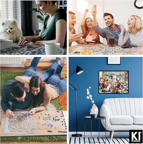 Miniatura 7 de Rompecabezas de 550 piezas para adultos, diseño sorpresa de cumpleaños de mamá, Rosiland Salomon, rompecabezas de los años 50, 24 x 18 KI Puzzles