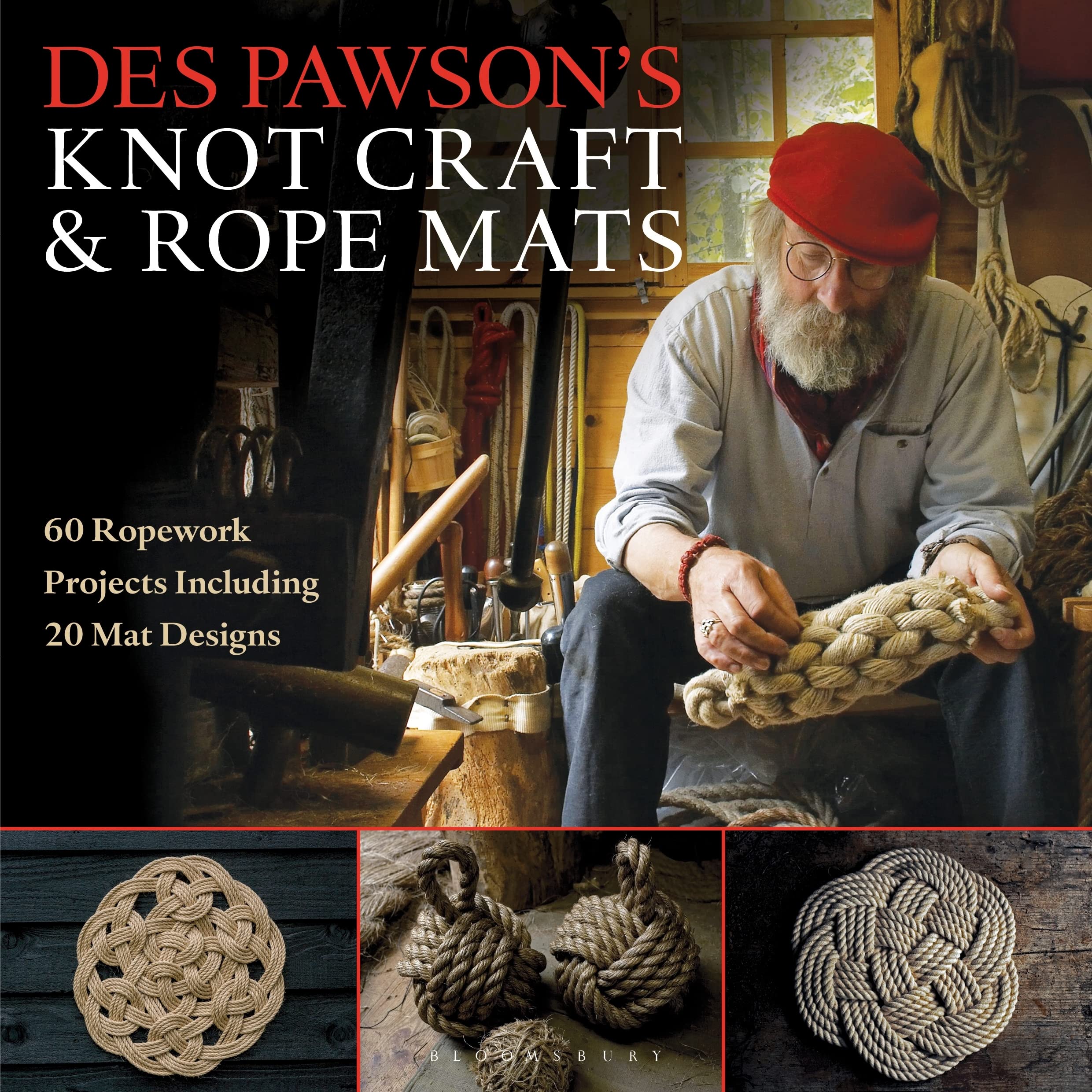 Des Pawson's Knot Craft and Rope Mats: 60 Ropework Projects Including 20 Mat Designs Paperback – Illustrated, September 13, 2016