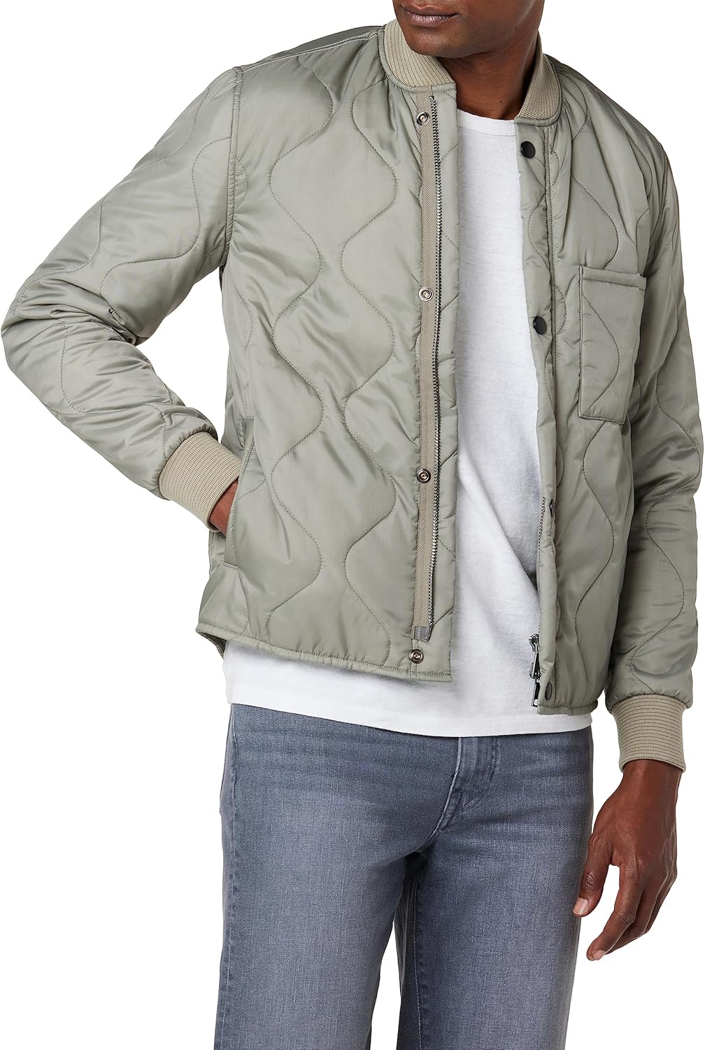 JOE'S JEANS mens Rory Quilted Bomber
