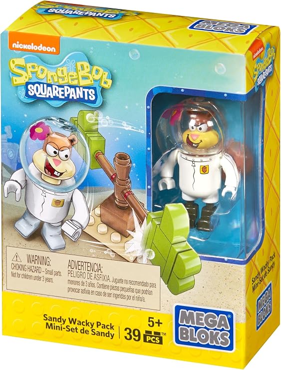 Mega Bloks Spongebob Squarepants - Sandy Wacky Pack Building Kit