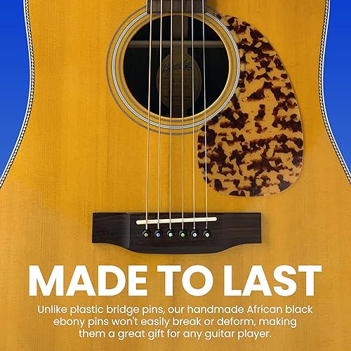 Miniatura 29 de Crosby Pines de puente de hueso puro ranurado para guitarra acústica de 6 y 12 cuerdas