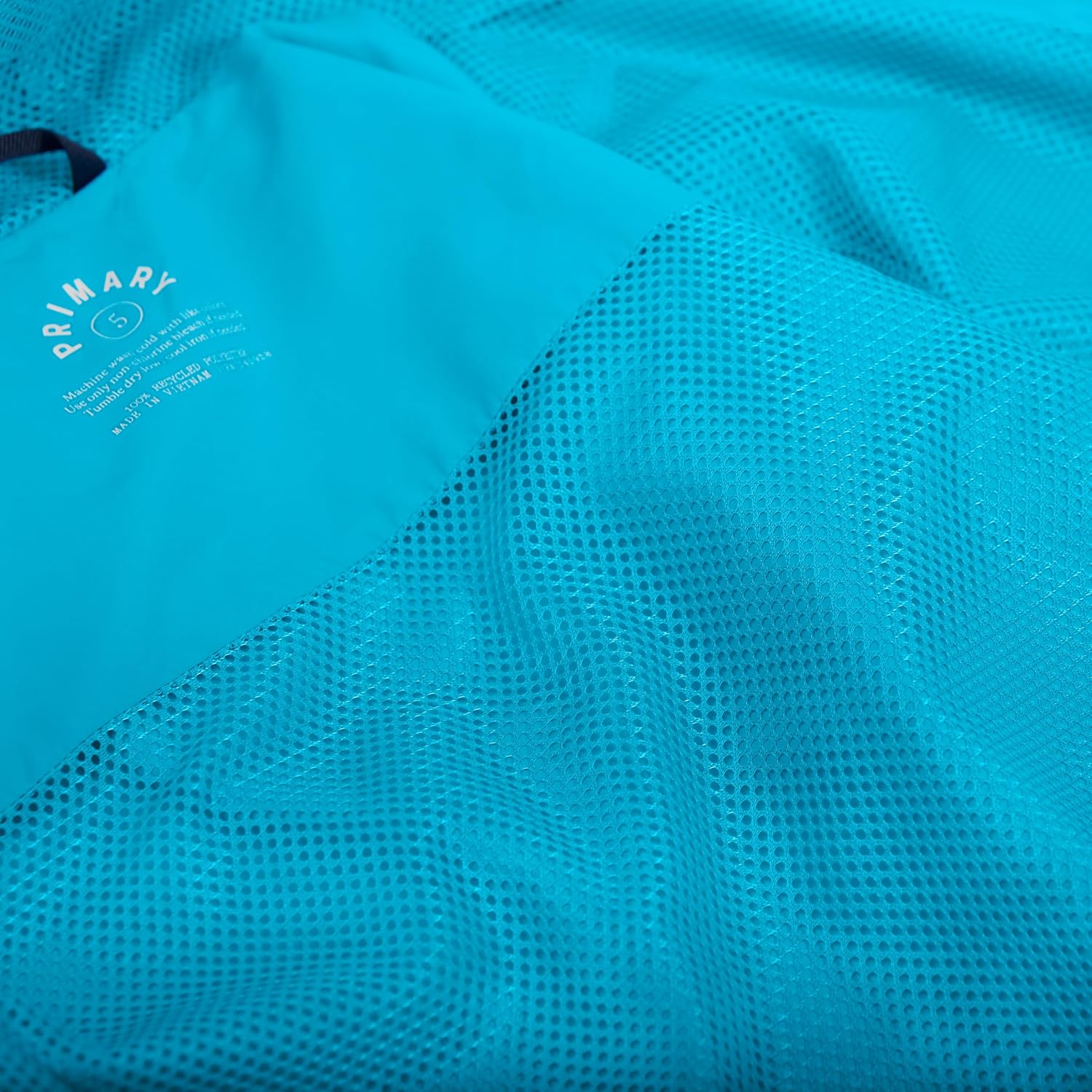 Primary Kids Packable Windbreaker, Lightweight Water-Resistant Jacket