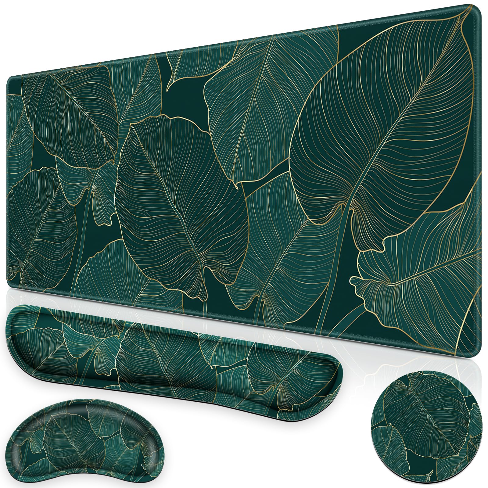 Canjoy Desk Mat with Wrist Rest - Ergonomic Comfort -17